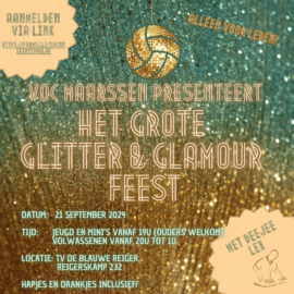 Het grote Glitter & Glamour feest – 21 september 2024